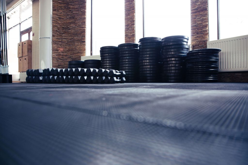 weights and dumbells for at home gym